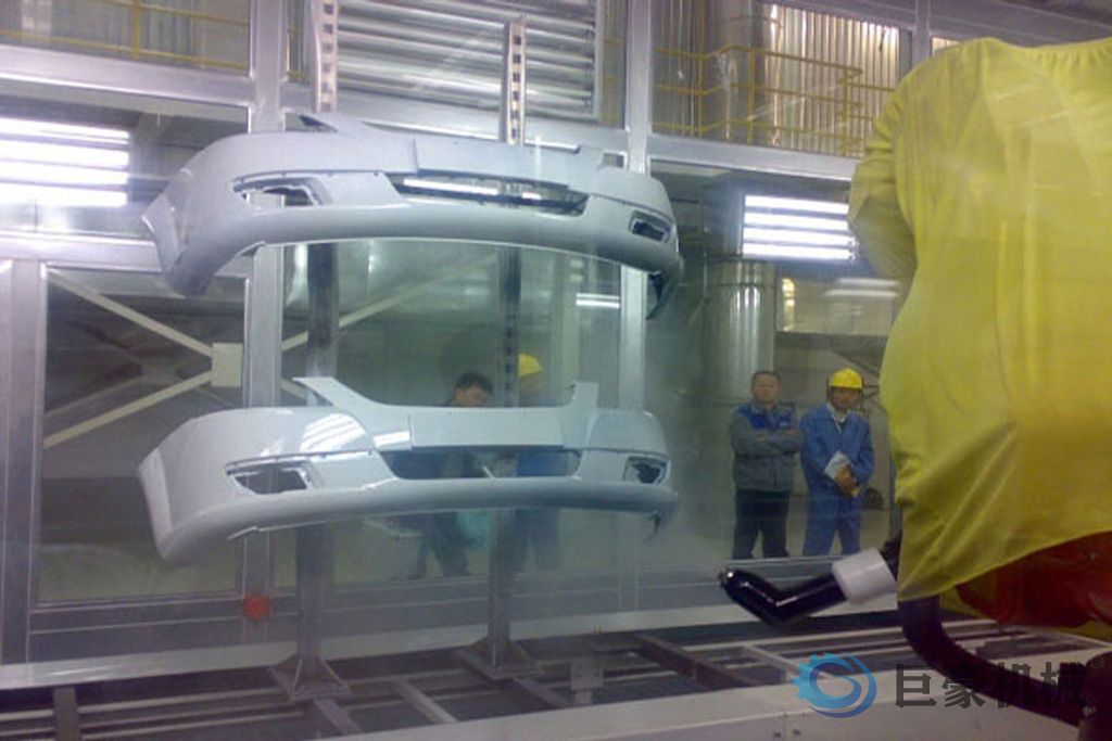 汽车保险杠喷涂生产线工艺流程(图1)