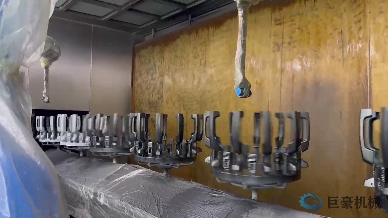 汽车门把手自动涂装线(图1) 汽车门把手自动涂装线(图1)